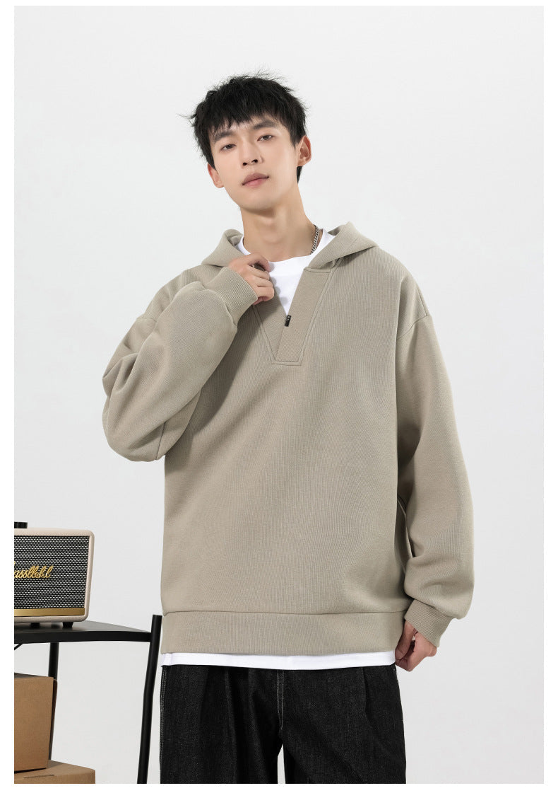 The Layered Drift Faux Two-Piece Hoodie