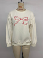 The Ribbon Bloom Bowknot Sweatshirt