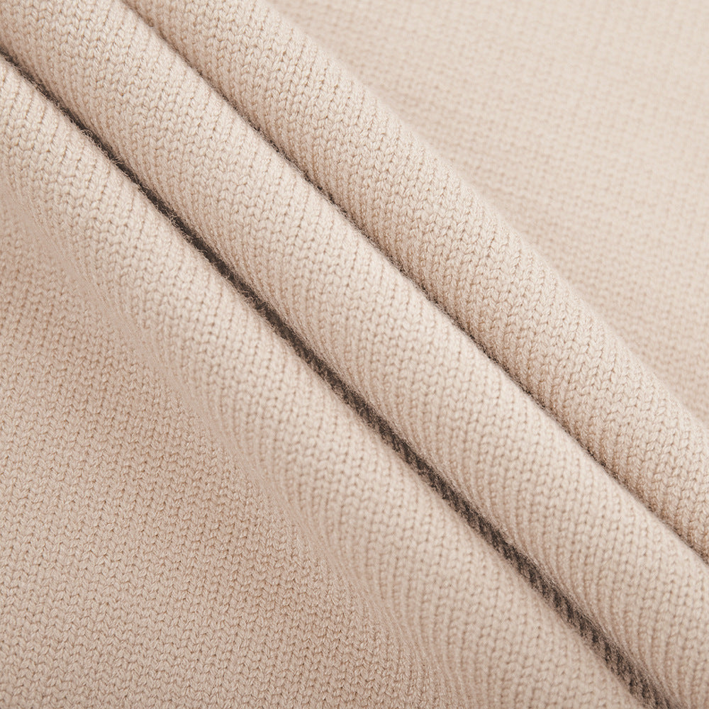 The Ivory Frost High Neck Sweater
