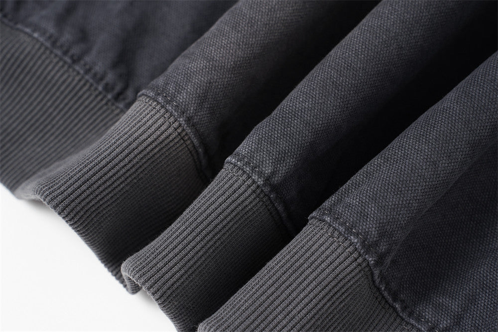 The Ash Worn Distressed Pullover Hoodie