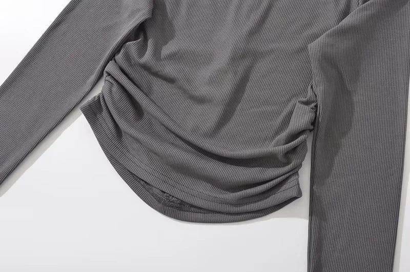 The Cocoa Drift Mock Neck Top