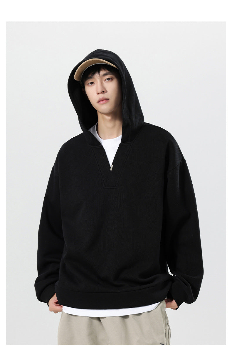 The Layered Drift Faux Two-Piece Hoodie