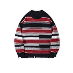 The Monochrome Block Striped Sweater