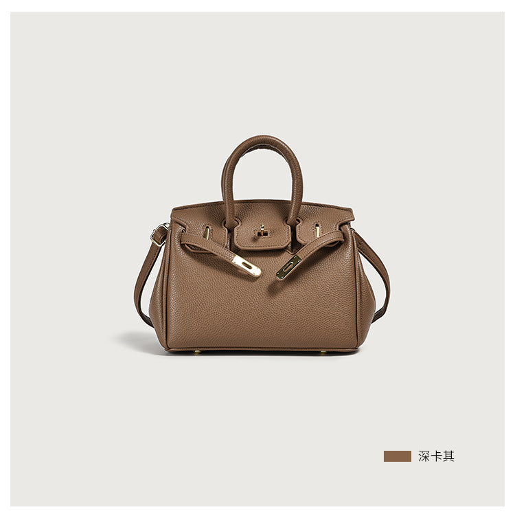 Classic Women’s PU Leather Tote Bag – Luxury Vegan Top Handle Handbag