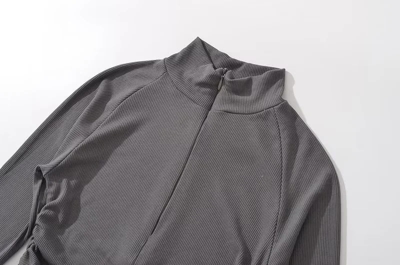 The Cocoa Drift Mock Neck Top