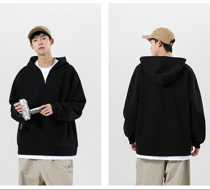 The Layered Drift Faux Two-Piece Hoodie