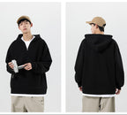 The Layered Drift Faux Two-Piece Hoodie