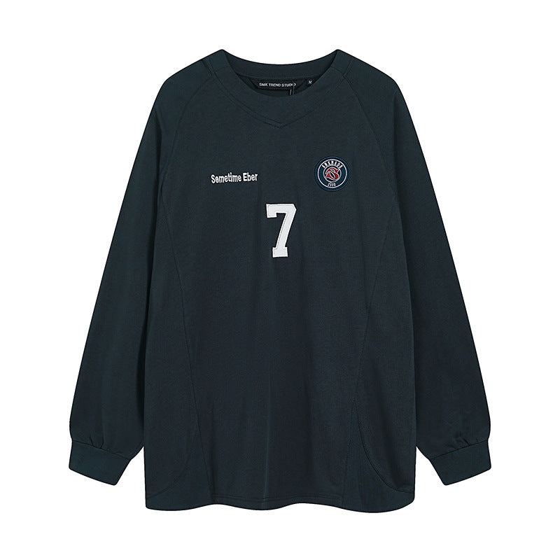 The Varsity Stitch Retro Hooded Sweatshirt