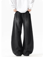 The Midnight Avenue Drawstring Wide Leg Jeans