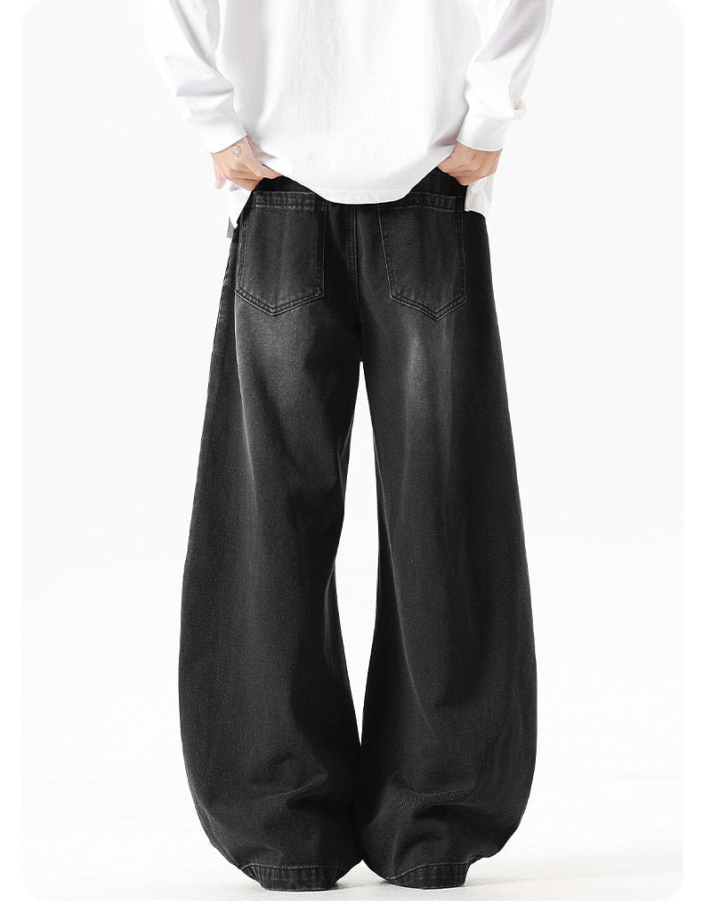 The Midnight Avenue Drawstring Wide Leg Jeans