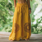 Relaxed Fit Printed Trousers