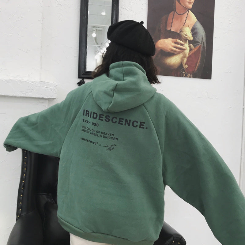 The Autumn Script Letter Hoodie