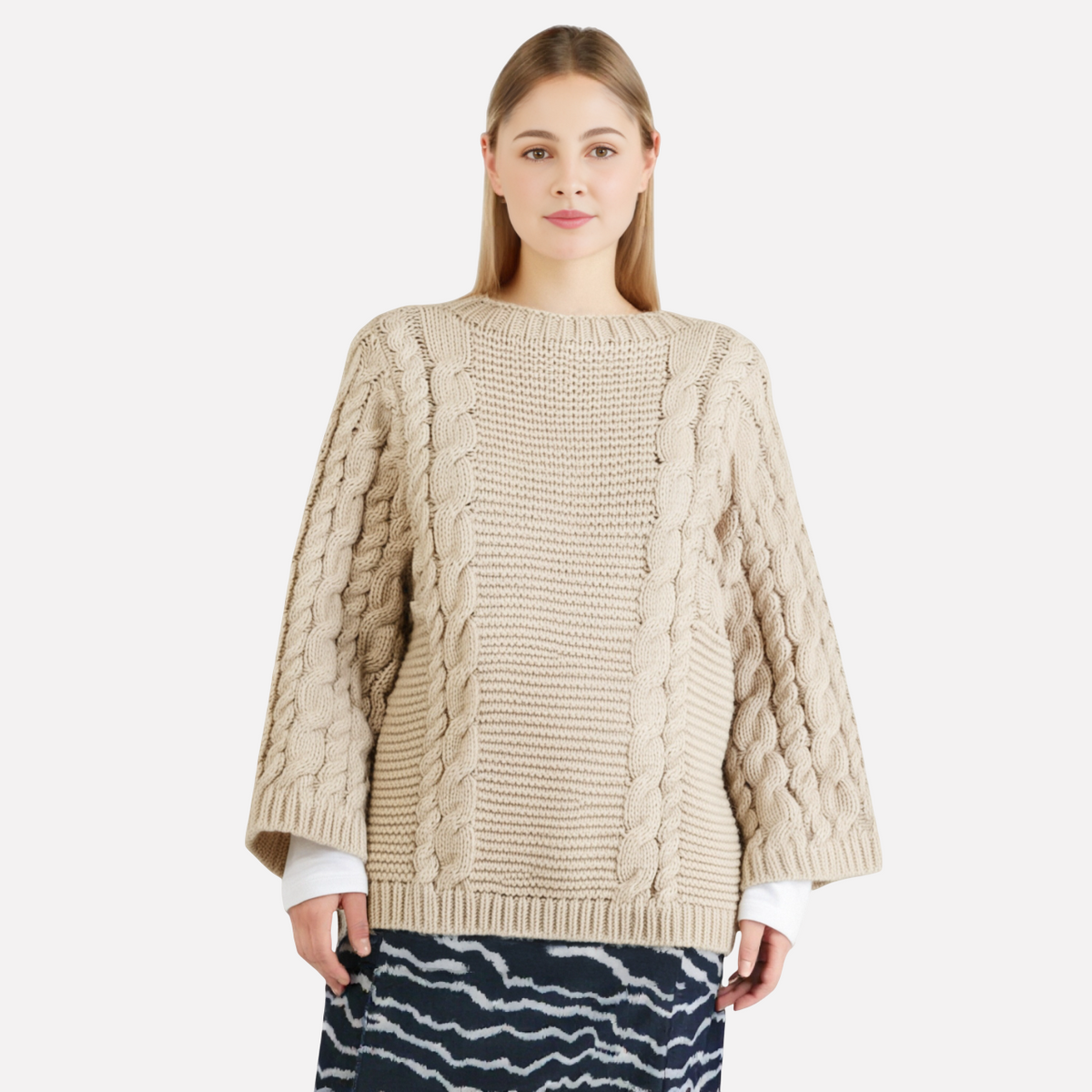 The Twisted Honey Cable Knit Sweater