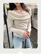 Off-Shoulder Knit Top