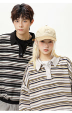 The Camden Stripe Polo Knit