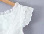Retro Style Lace Skirt Outfit