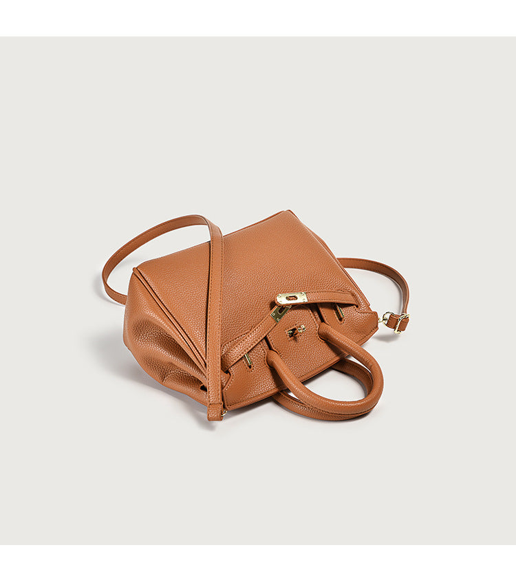 Classic Women’s PU Leather Tote Bag – Luxury Vegan Top Handle Handbag