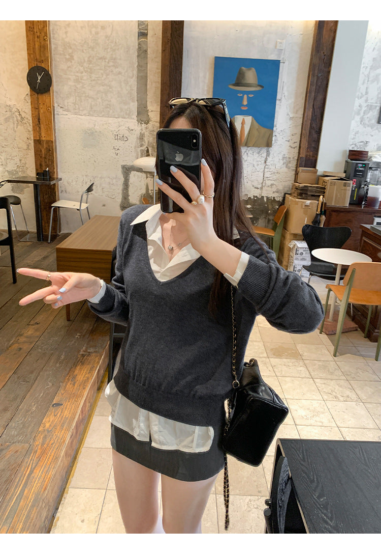 Street Fashion Knit Top