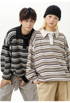 The Camden Stripe Polo Knit
