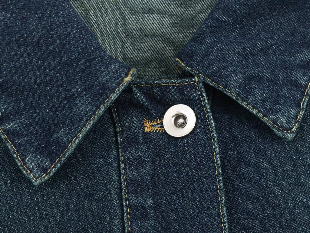 Retro Denim Jacket & Pants Set