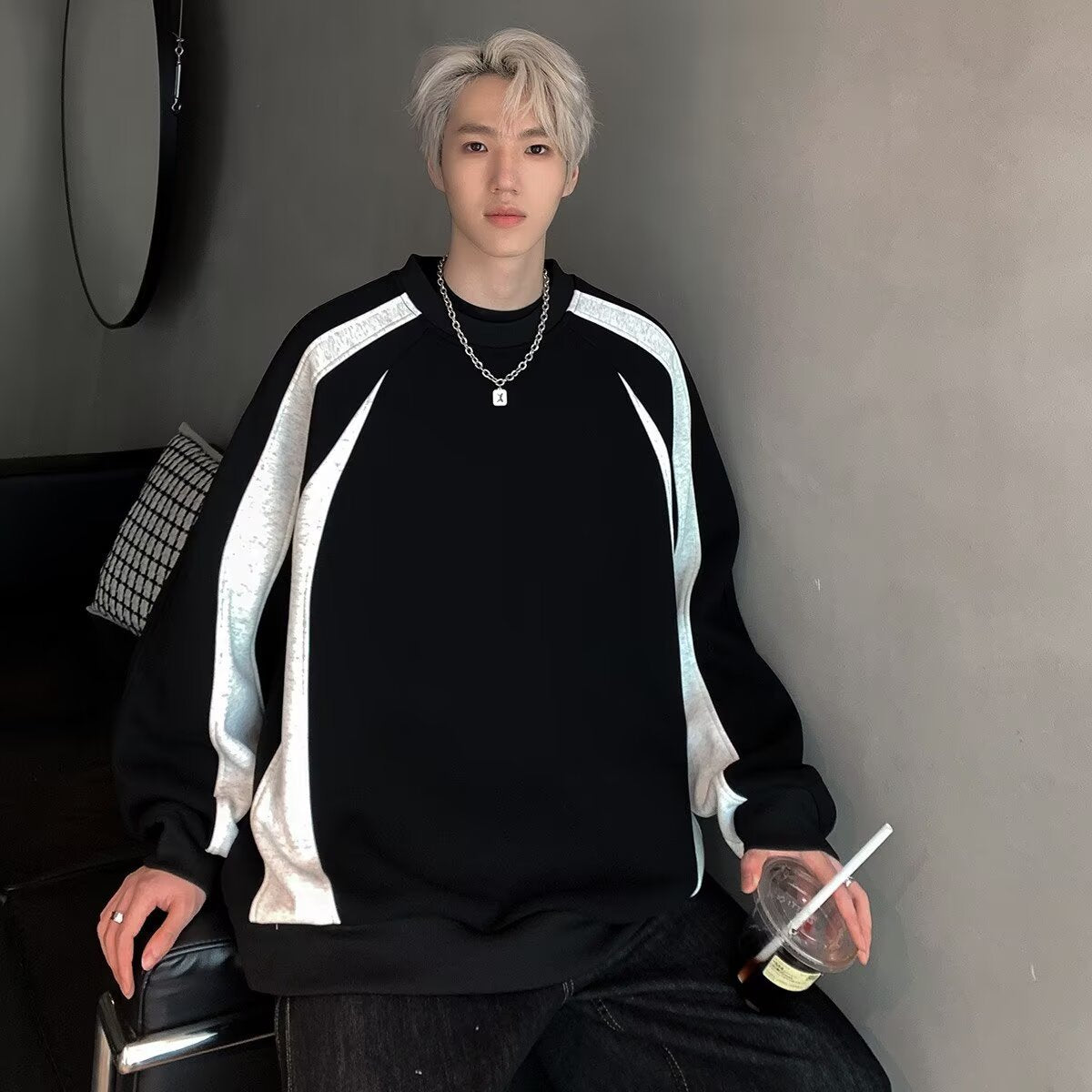 The Seoul Stripe Sweatshirt