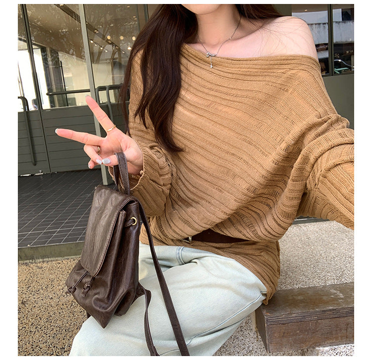 Lazy Chic Long Sleeve Knit Top
