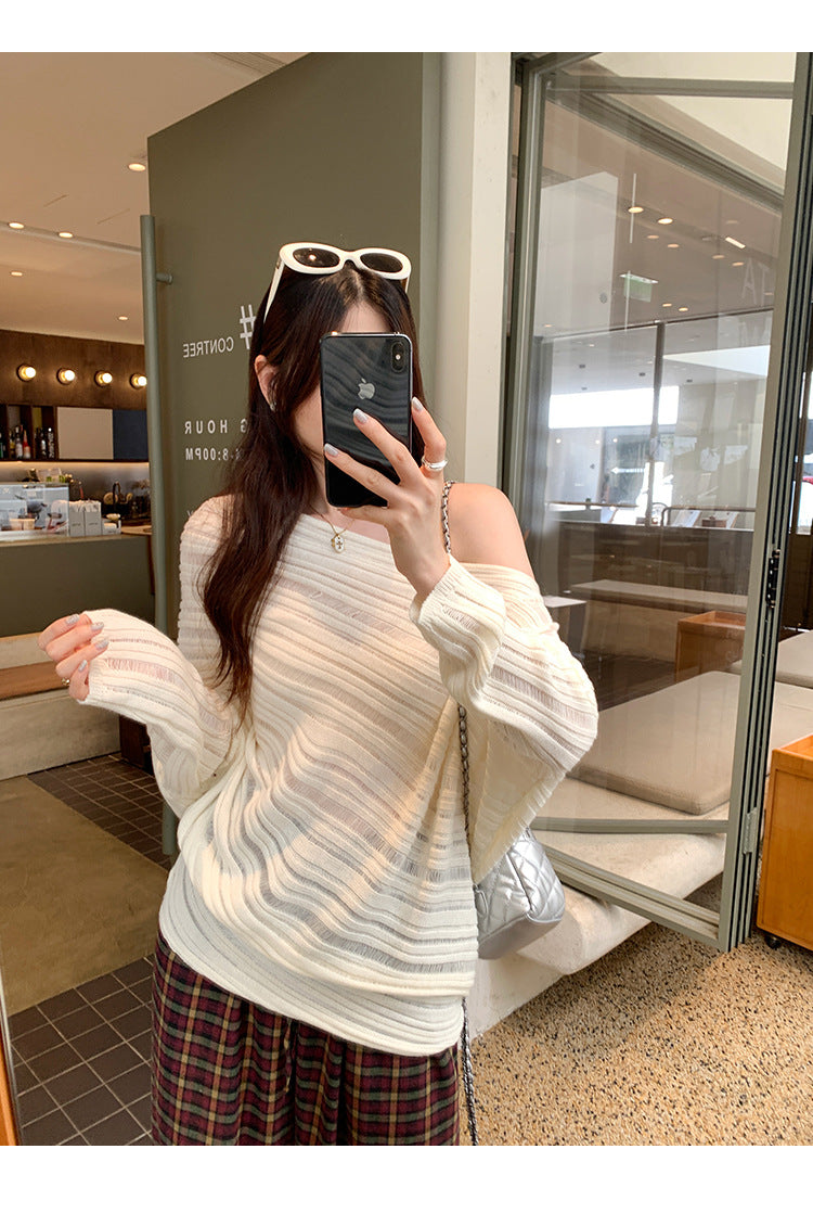 Lazy Chic Long Sleeve Knit Top