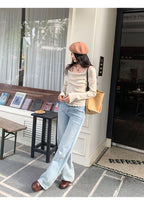 Off-Shoulder Knit Top