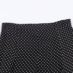Polka Dot Bow Shirt & Long Skirt Set