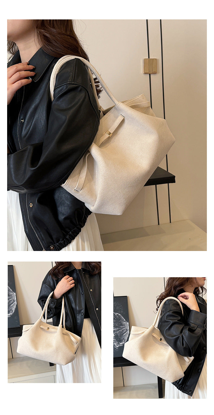 Retro Velvet Women’s Tote Handbag