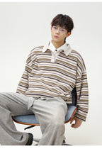 The Camden Stripe Polo Knit