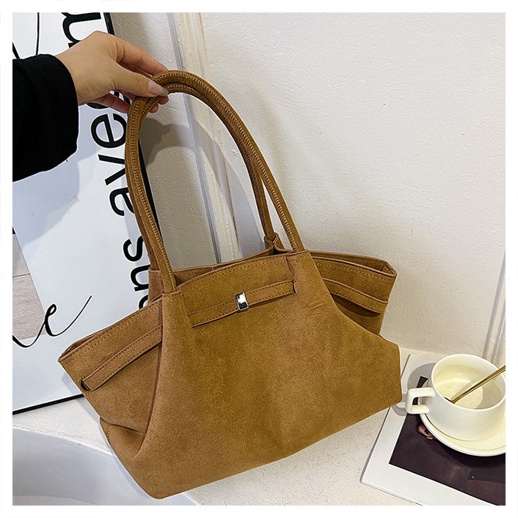 Retro Velvet Women’s Tote Handbag