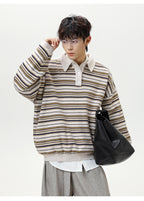 The Camden Stripe Polo Knit