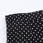 Polka Dot Bow Shirt & Long Skirt Set