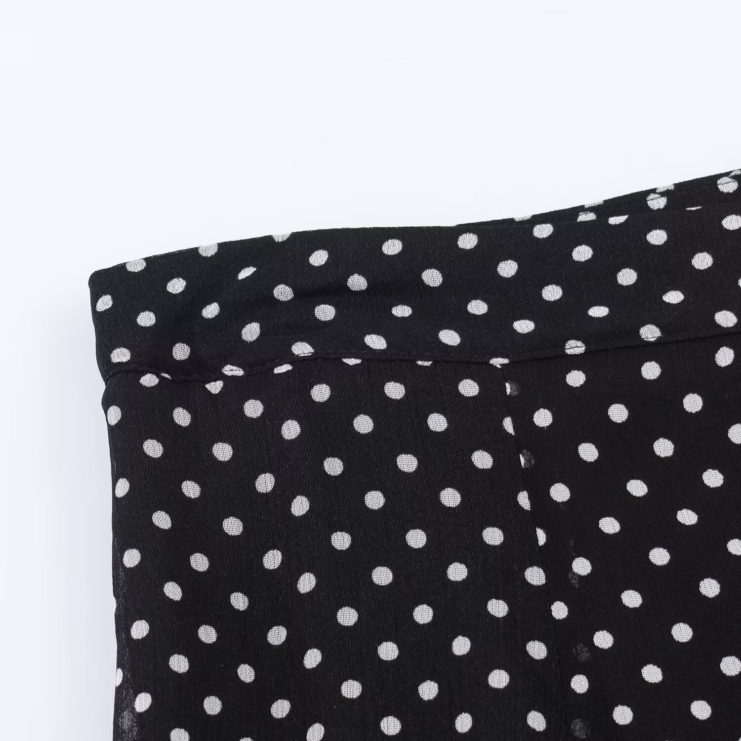 Polka Dot Bow Shirt & Long Skirt Set