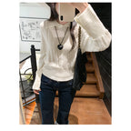 Classic Knit Polo Top for Women