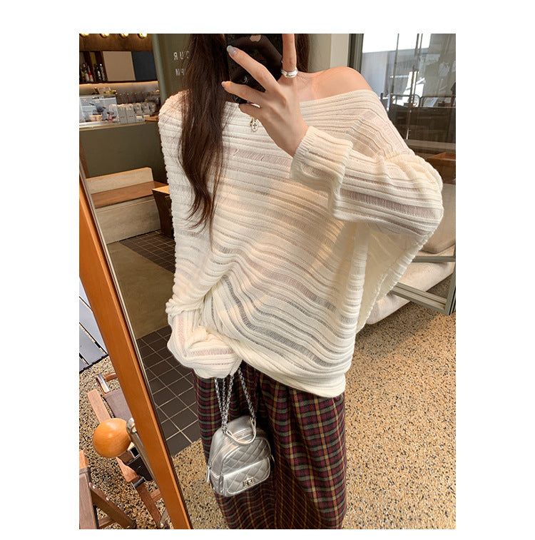 Lazy Chic Long Sleeve Knit Top