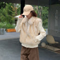 The Geo Knit Panel Padded Jacket
