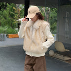 The Geo Knit Panel Padded Jacket