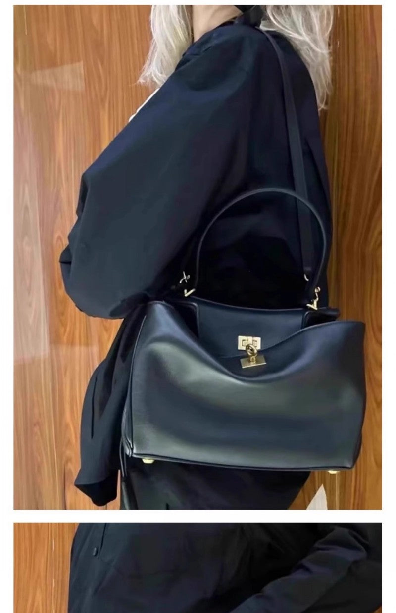 Vintage Autumn Winter Suede Tote Bag