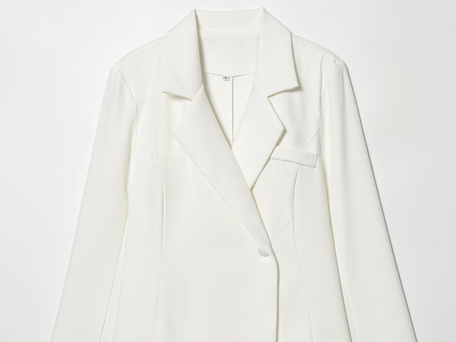 Literary Retro Blazer Skirt Outfit