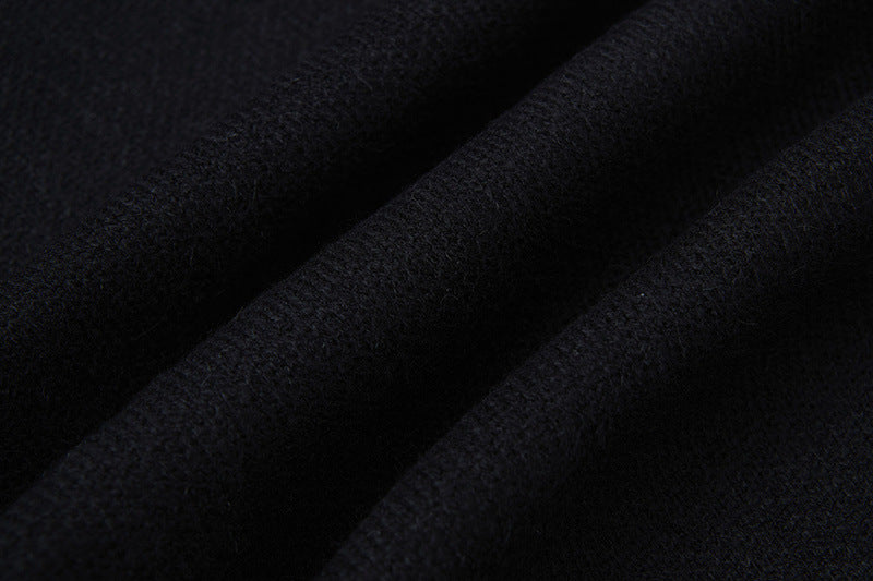 Jacquard Cross Knit Sweater