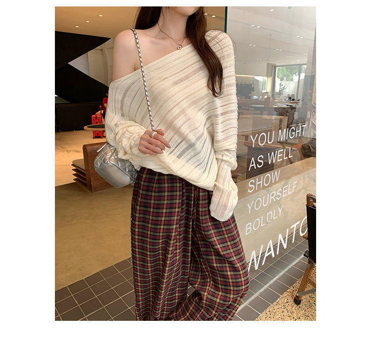 Lazy Chic Long Sleeve Knit Top