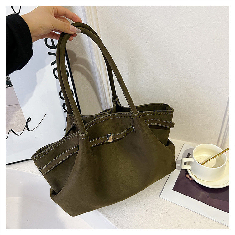 Retro Velvet Women’s Tote Handbag