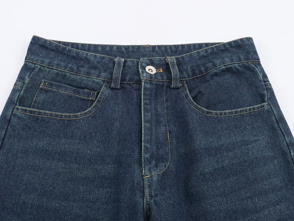 Retro Denim Jacket & Pants Set