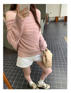 Lazy Chic Long Sleeve Knit Top