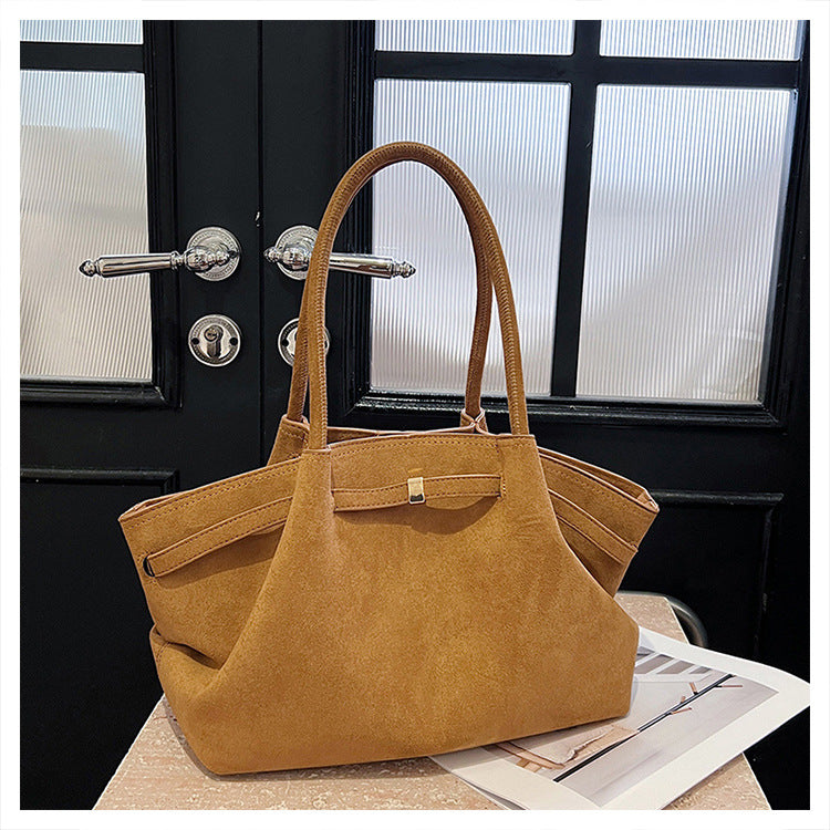 Retro Velvet Women’s Tote Handbag