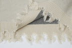 Jacquard Cross Knit Sweater