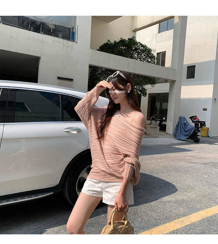 Lazy Chic Long Sleeve Knit Top