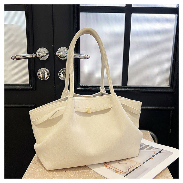 Retro Velvet Women’s Tote Handbag